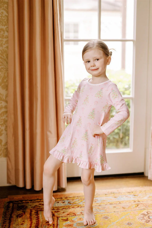 Pink Tinsel Gown