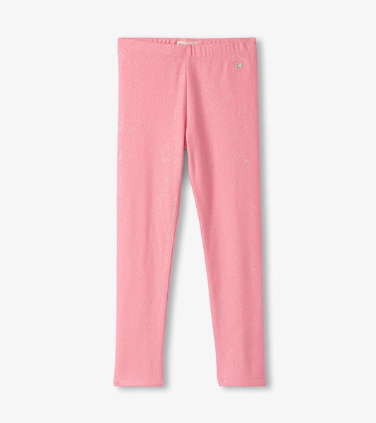 Flamingo Pink Cozy Leggings - Hot Melt
