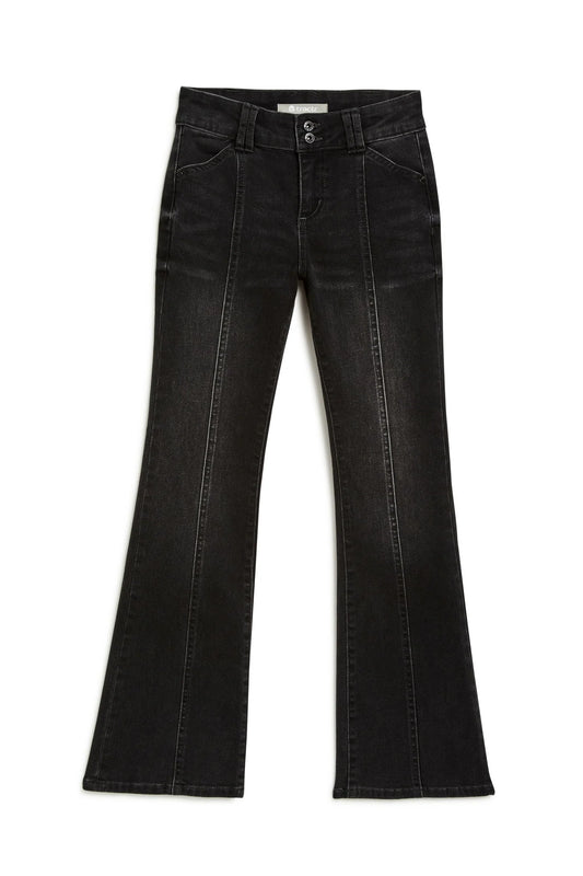 Mid Rise Front Seam Flare