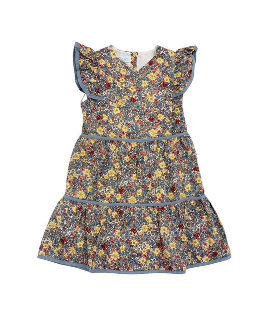 Harley Tan Floral Dress