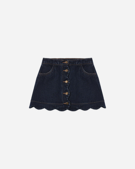 Scallop Mini Skirt