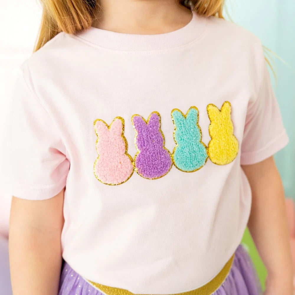 S/S Peeps Embroidered Patch T-shirt