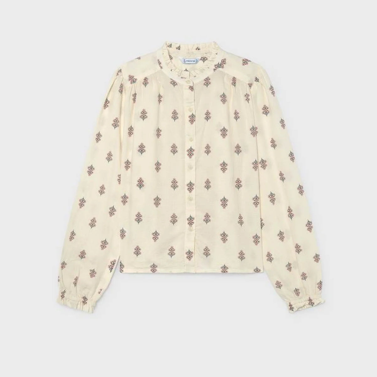 Printed Jaquard Blouse
