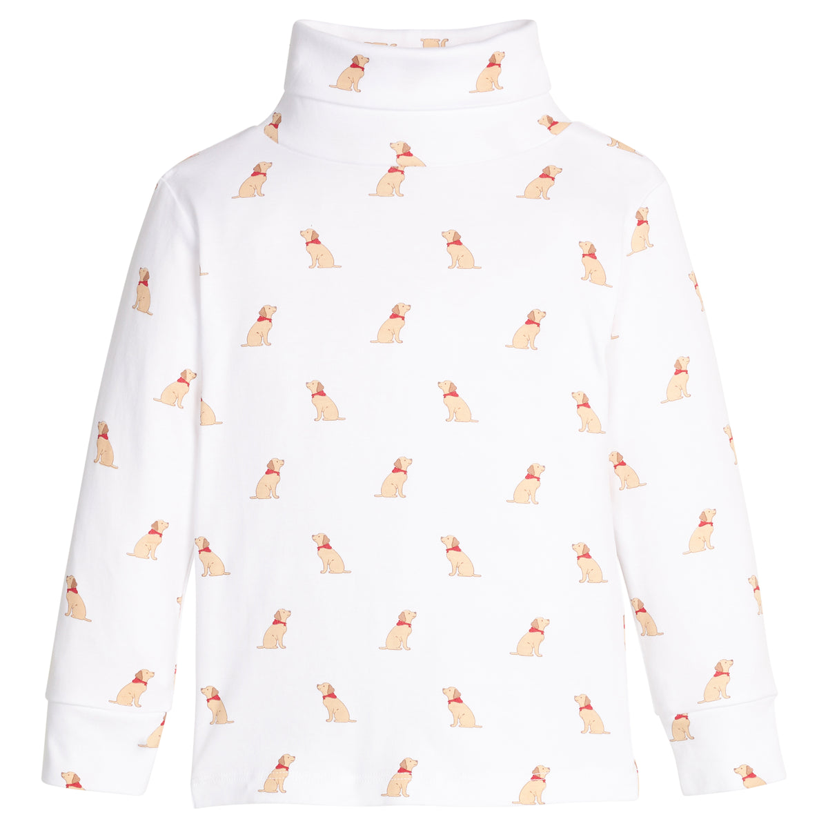 Printed Turtleneck