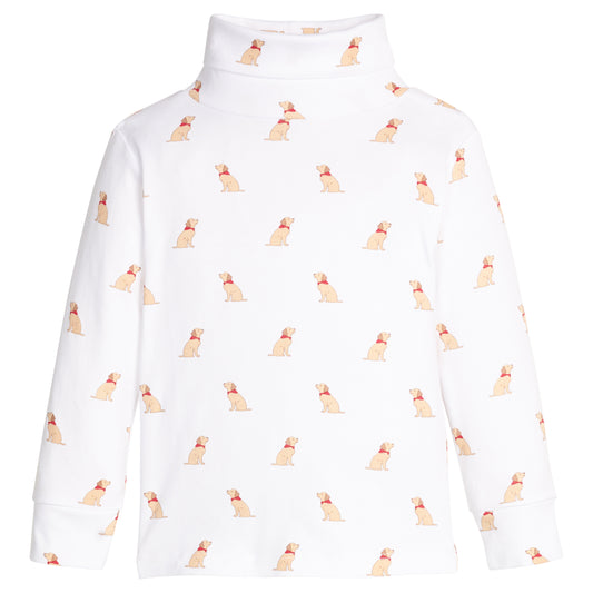 Printed Turtleneck