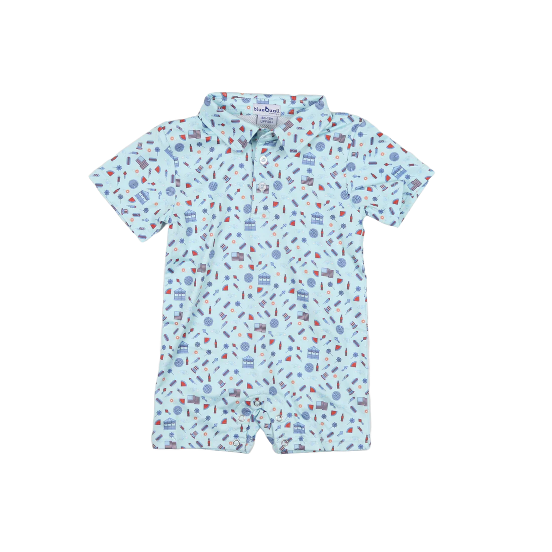 Polo Short Sleeve Romper