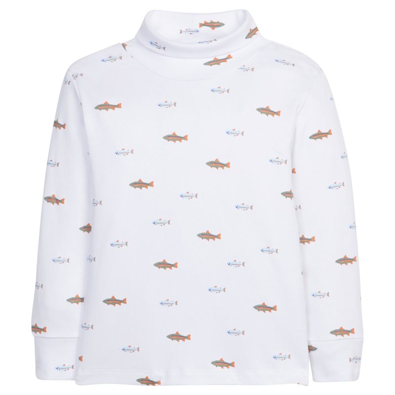 Printed Turtleneck