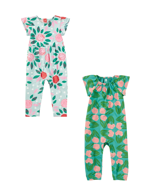 Tulip Sleeve Baby Romper