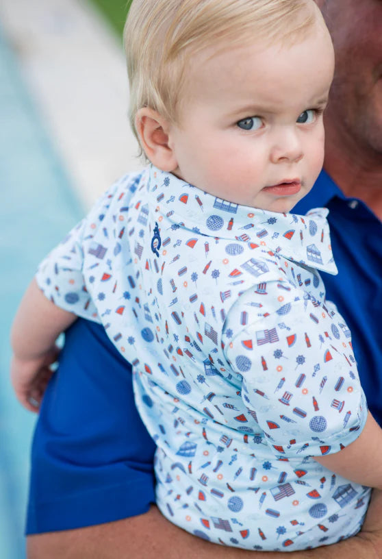 Polo Short Sleeve Romper