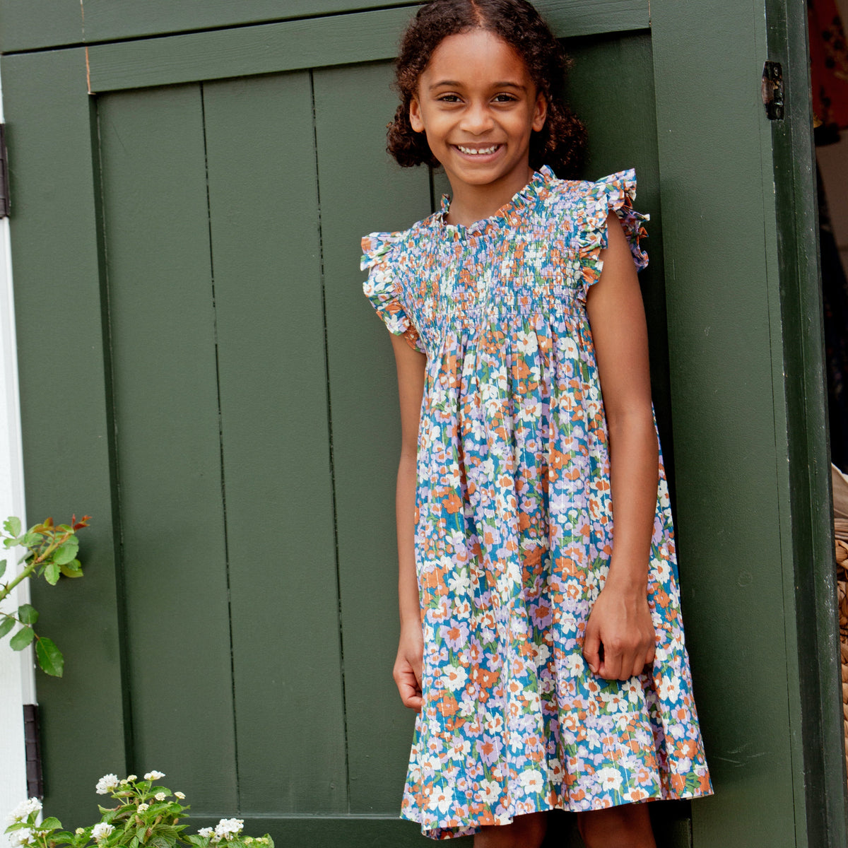 Stevie Dress – Tr Bl Sktch Floral