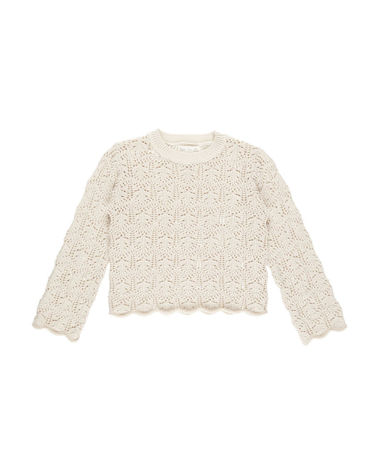 Crochet Knit Pullover