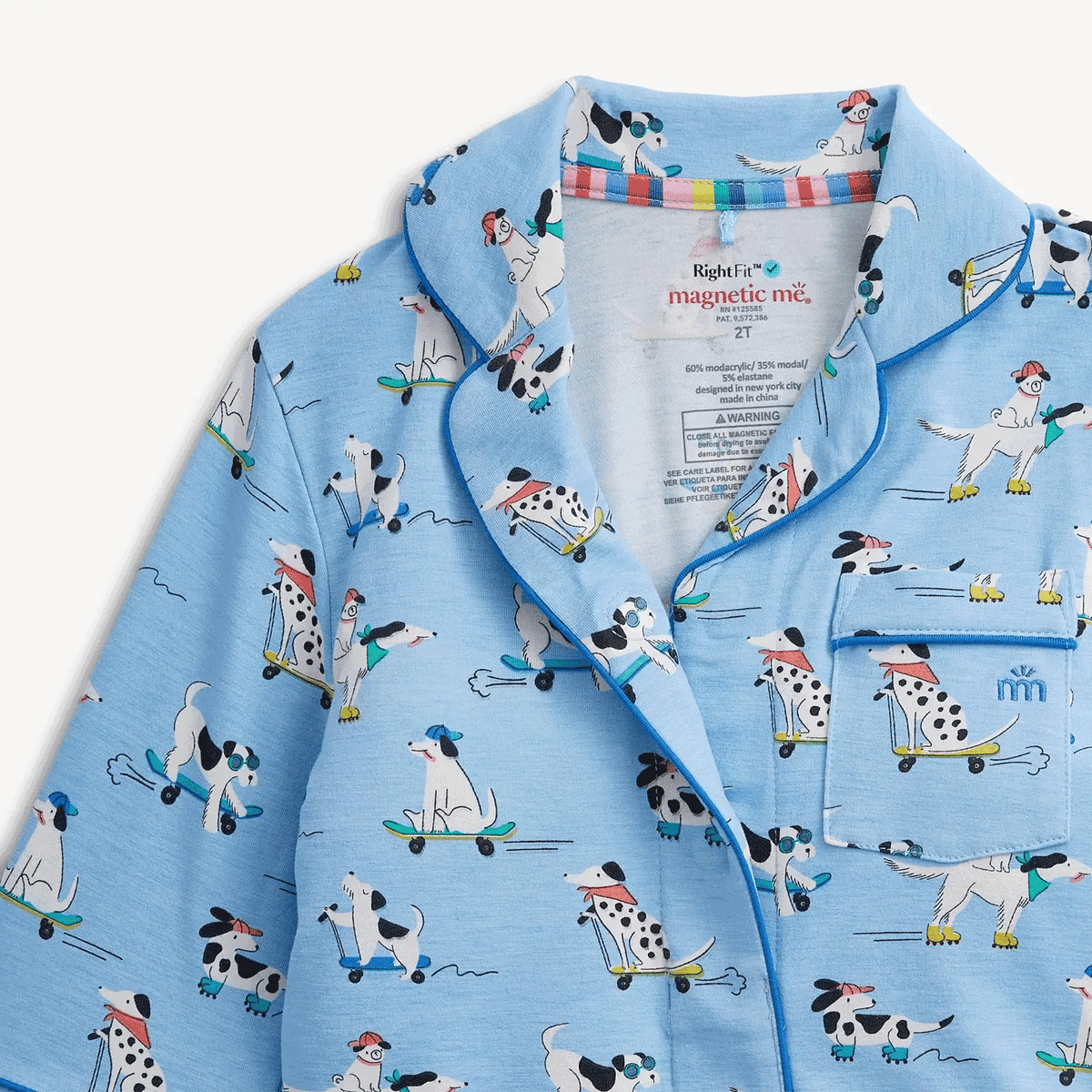 Ruff Riders RF L/S PJ Set W Piping
