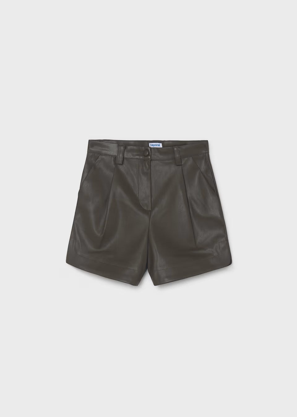 Faux Leather Shorts
