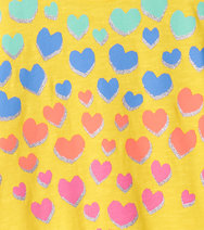Falling Hearts Graphic Tee