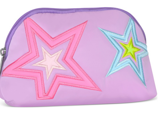 Shining Star Oval Cosmetic Bag