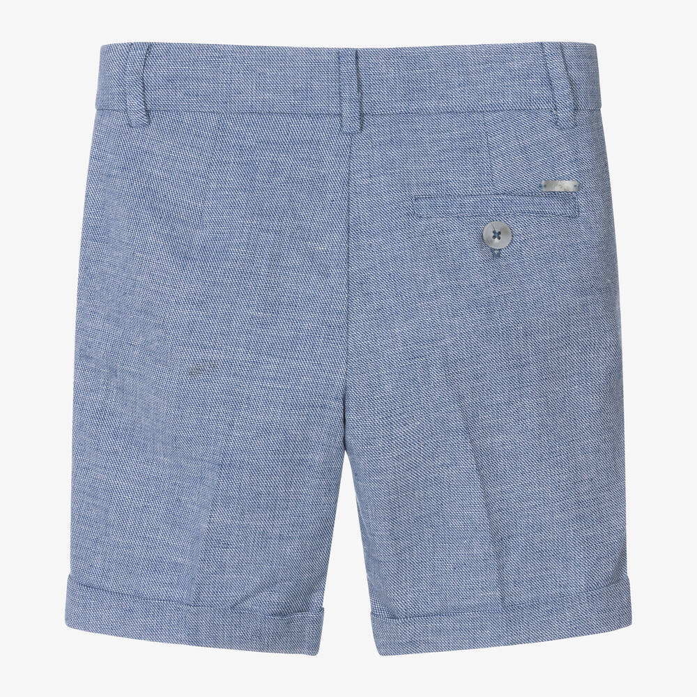 Linen Suiting Bermuda Shorts